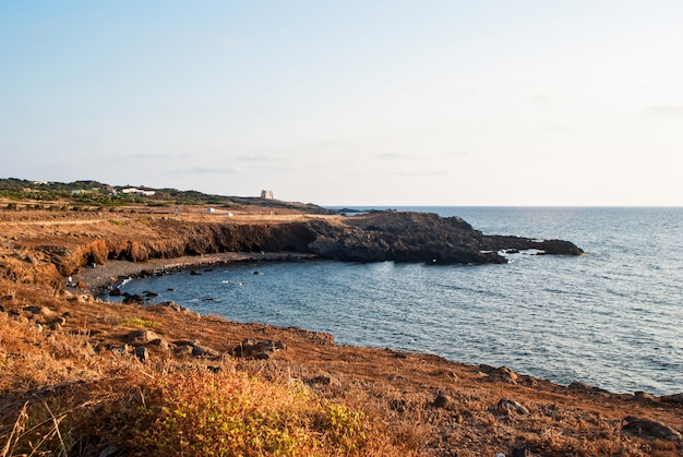 Strand von Spalmatore. Ustica Island