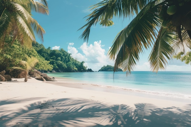 Strandlandschaft Erzeugen Sie Ai