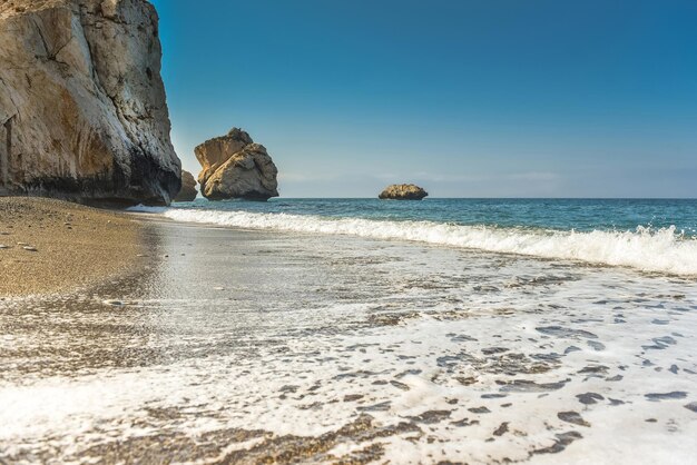 Strandlandschaft und Meer