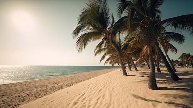 Strandparadies mit azurblauem Ozean