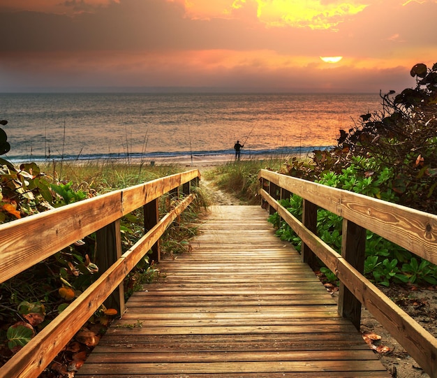 Strandpromenade am Strand