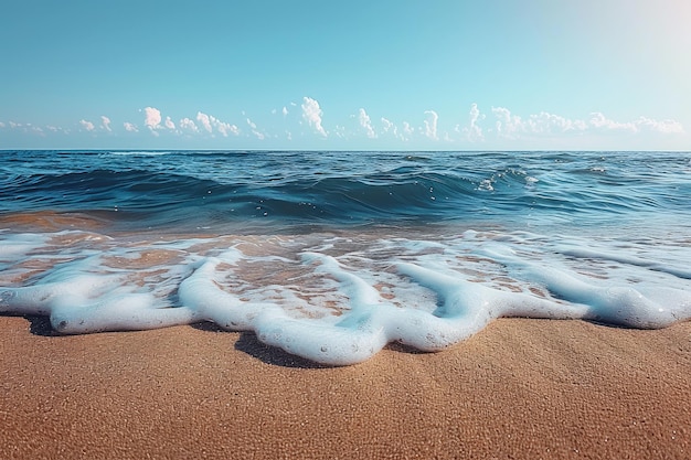 Strandsand mit Meereslandschaft professionelle Fotografie