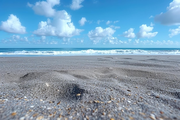 Strandsand mit Meereslandschaft professionelle Fotografie