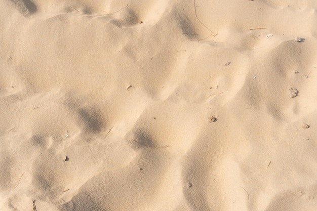 Strandsandbeschaffenheit hautnah