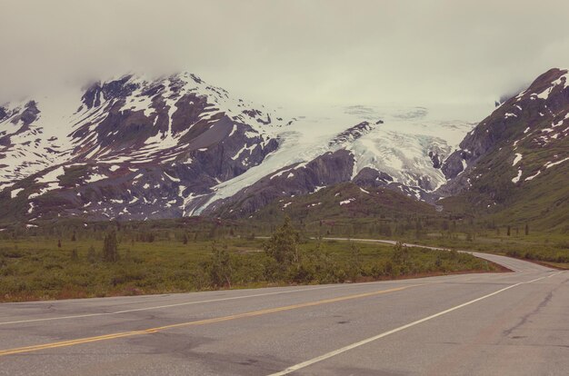 Straße auf Alaska