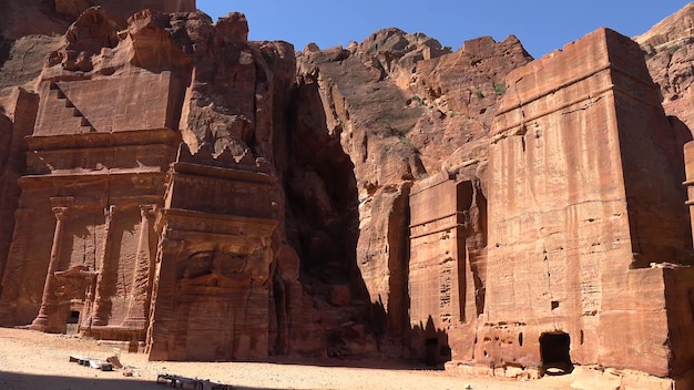 Straße der Fassaden in Petra Jordan World Heritage Site