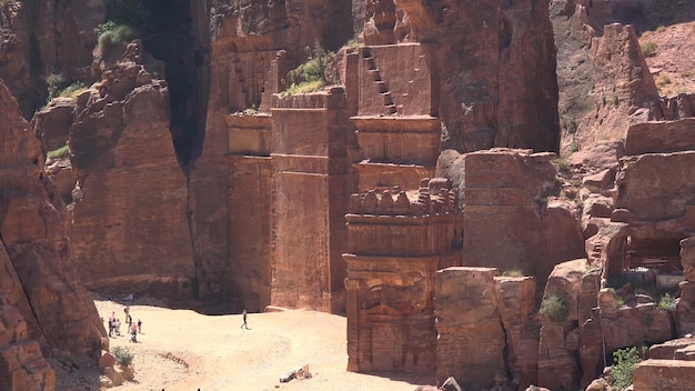 Straße der Fassaden in Petra Jordan World Heritage Site