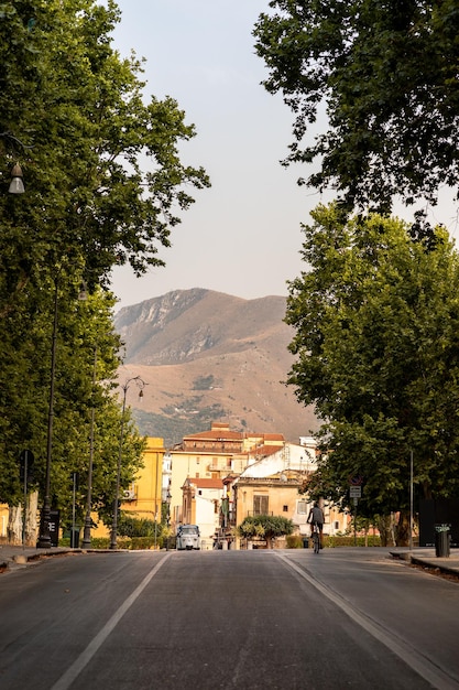 Straße der Stadt Palermo in Sizilien