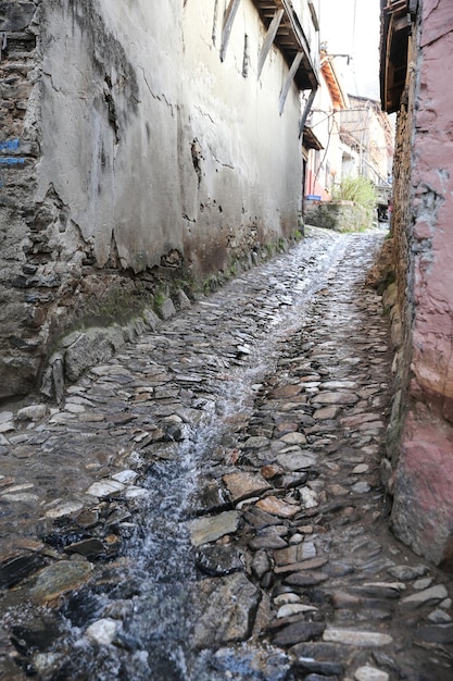 Straße im Dorf Cumalikizik Bursa Türkei