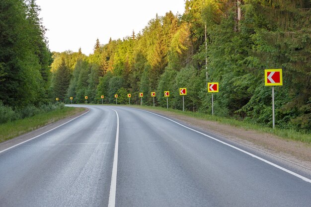 Straße im Wald