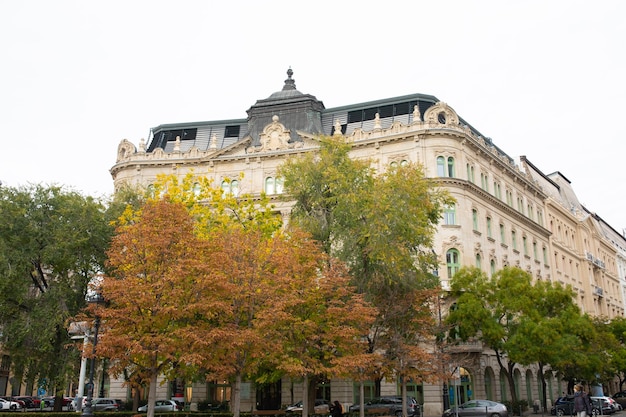 Straße in Budapest, Ungarn.