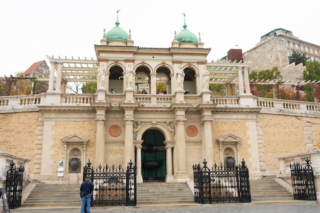 Straße in Budapest, Ungarn.