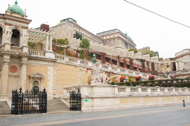 Straße in Budapest, Ungarn.