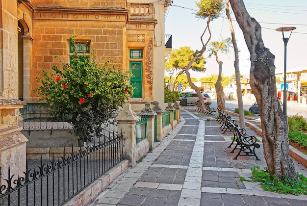 Straße in der Altstadt von Mdina, Malta