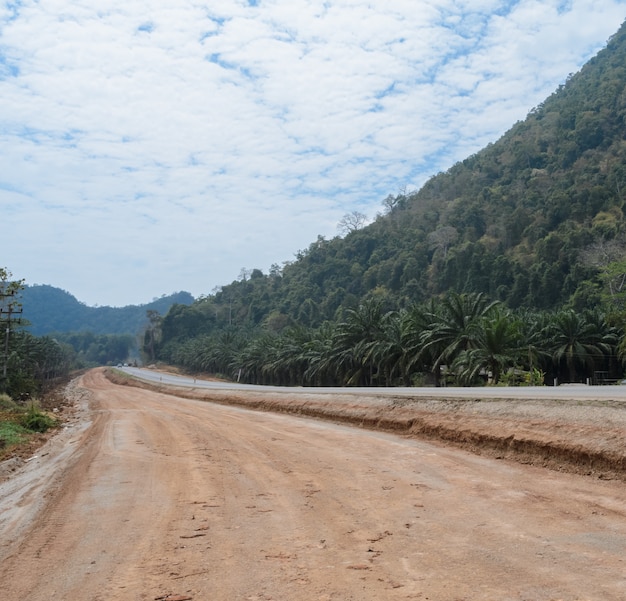 Straße in der Natur