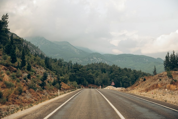 Straße in die Berge Straße Türkei