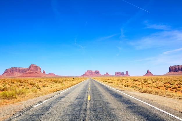 Straße zum Monument Valley