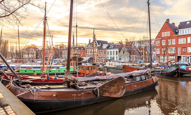 Straßen der Stadt in Groningen