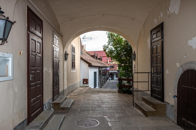 Straßen und Sehenswürdigkeiten der Stadt Eger Ungarn