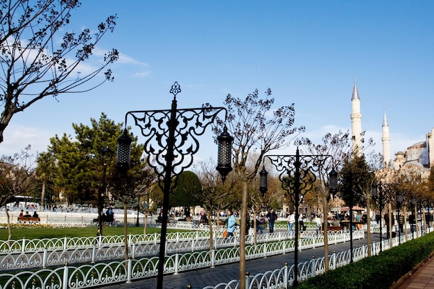 Foto straßen von istanbul bei tageslicht, türkei.