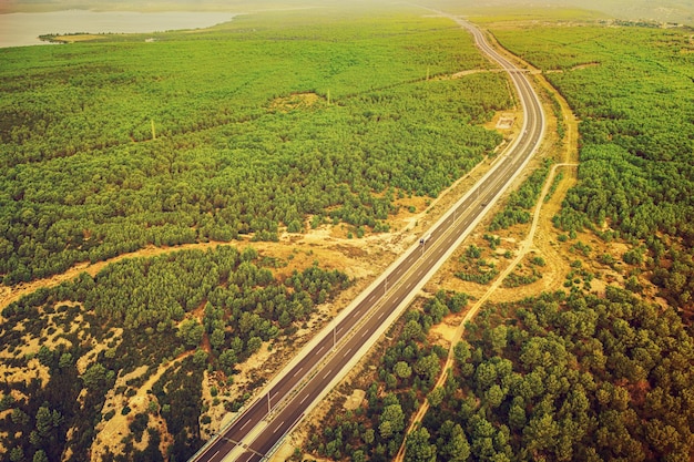 Straßenansicht von oben