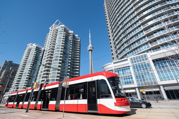 Straßenbahn Straßenbahn in Toronto, Ontario, Kanada