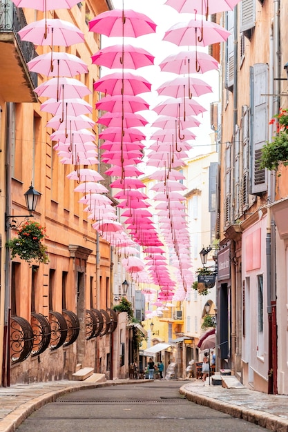 Straßenbild von Grasse, Frankreich