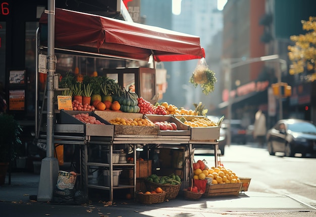 Straßenverkäufer in New York