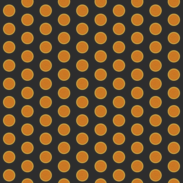 Stratis Coin Seamless Pattern Fundo Crypto Moeda Isolado Desenho Ilustração 3D Renderização