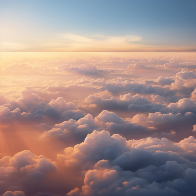 Stratocumulus Serenity Minimalistische Wolkenlandschaft