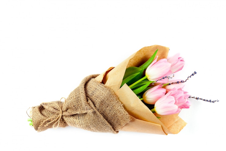 Foto strauß tulpen