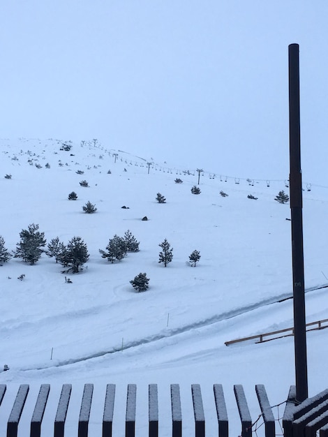 Strecke oder Skistation im spanischen Zentralsystem, Sierra de Madrid