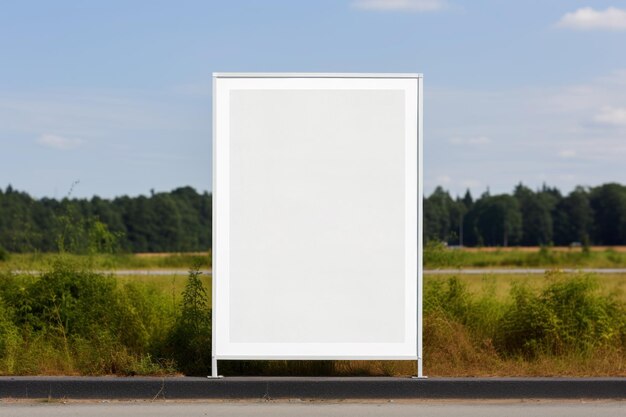 Foto street mockup billboard field board business generieren sie ai