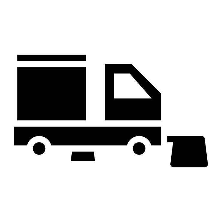 Foto streetsweeping-icon-vektorbild kann für öffentliche versorgungsunternehmen verwendet werden