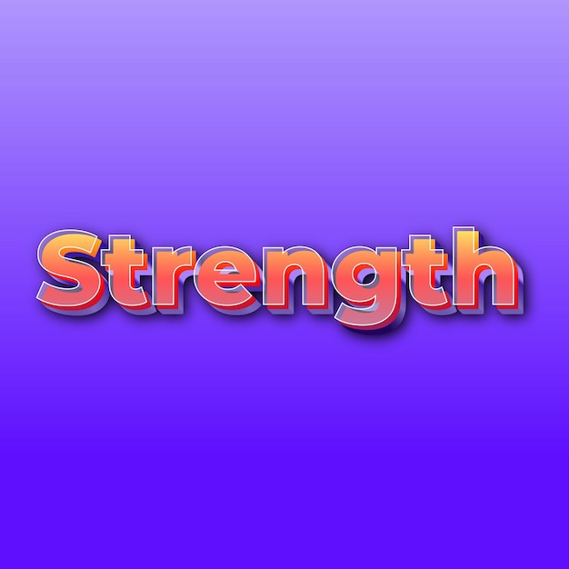StrengthText-Effekt JPG-Farbverlauf lila Hintergrundkartenfoto