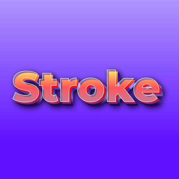 StrokeText-Effekt JPG-Farbverlauf lila Hintergrundkartenfoto