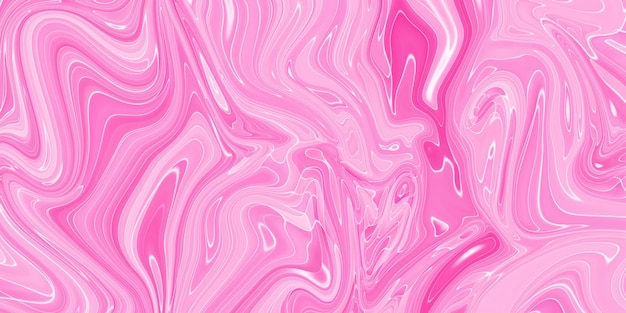 Strudel aus Marmor oder die Kräuselungen von Achat Flüssige Marmorstruktur mit rosa Farben Abstrakte Malerei Hintergrund für Tapeten Poster Karten Einladungen Websites Flüssige Kunst