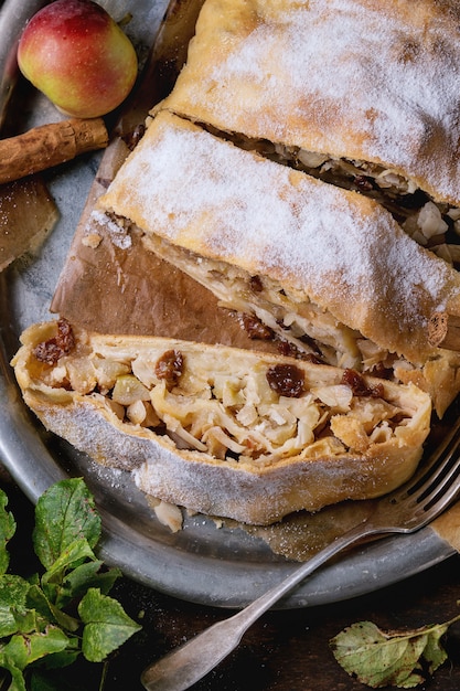 Strudel de manzana casero