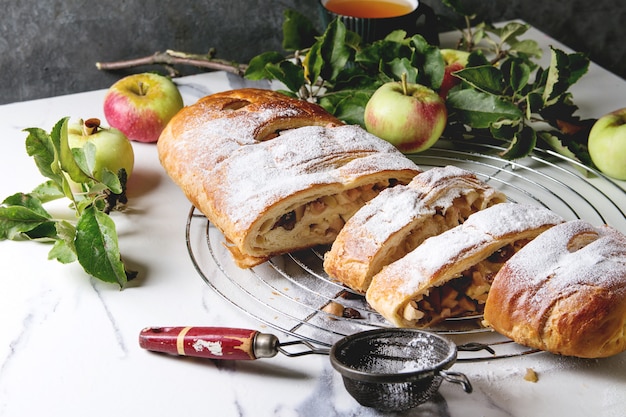 Strudel de manzana casero