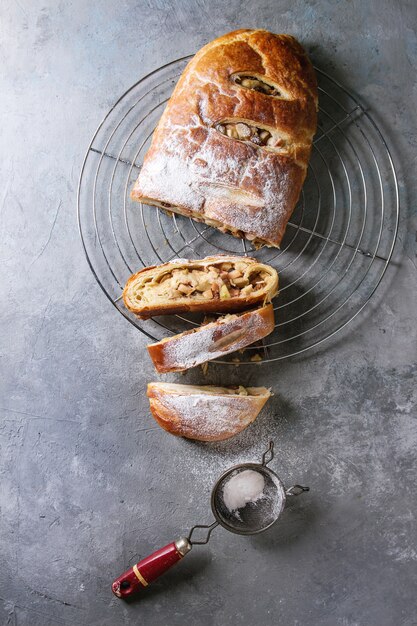 Strudel de manzana casero