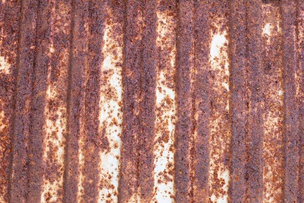 Foto strukturierter rotbrauner hintergrund aus rostigem metall