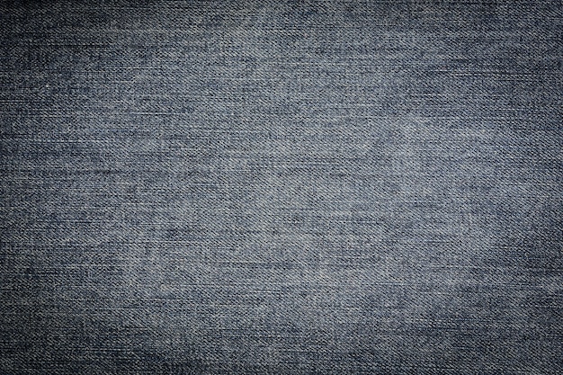 Strukturierter Vintage-Hintergrund, schmutziges Blue-Jeans-Textil in Nahaufnahme, hohe Details