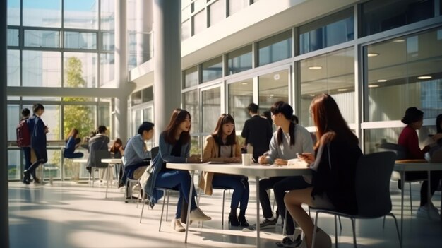 Studenten an der Universität