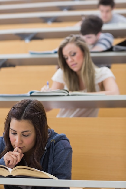 Studenten sitzen beim Lernen