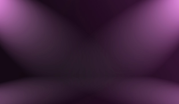 Studio-Hintergrund-Konzept - abstrakter leerer purpurroter Studioraumhintergrund der hellen Steigung für Produkt.