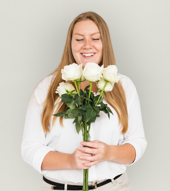 Studio People Shoot Portrait Isolated