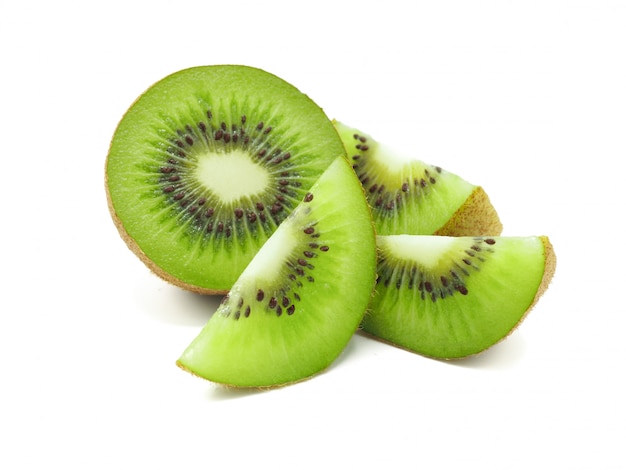 Stück frische saftige leckere und gesunde Kiwis