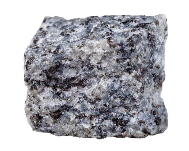 Stück Gabbro-Basalt-Mineralstein