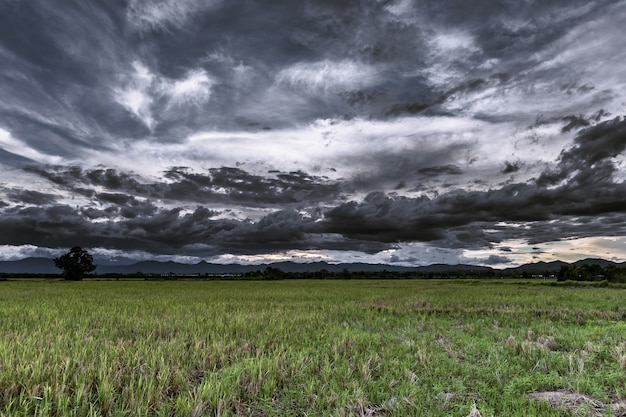 Stürmische Wolken