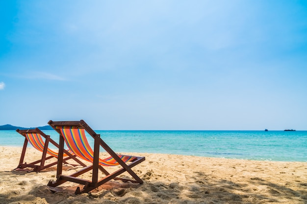 Stuhl am Strand